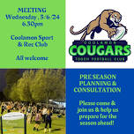 Coolamon Touch Football Pre Season Meeting