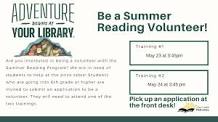 Summer Reading Volunteer Training