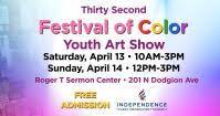 Festival of Color Youth Art Show at Roger T Sermon Center