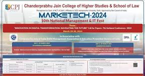 MARKETECH - 2024 : 10th National Management & IT Fest