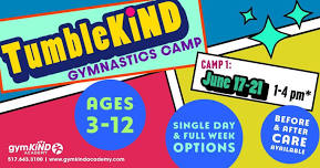 TumbleKiND Camp Week 1