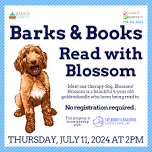 Barks & Books: Read with Blossom