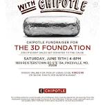 The 3D Foundation, Inc Chipotle fundraiser