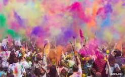 holi festival celebration in jaipur