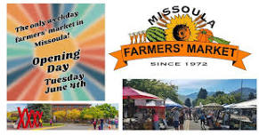 Missoula Farmers' Market - Tuesdays from 5:00 pm to 7:00 pm