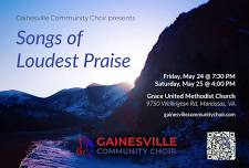 Gainesville Community Choir Presents “Songs of Loudest Praise”