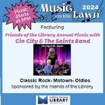 Niles Library's Music On The Lawn with Cin City & the Saints