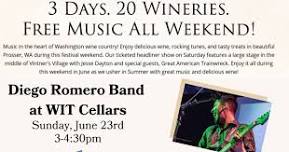 Diego Romero Band at WIT Cellars for Prosser Wine and Music Festival