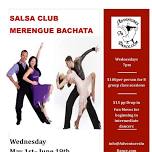 May/June Merengue & Bachata Dance Class