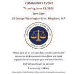 Hingham District Court Community Engagement Day