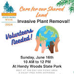 Care for our Shared Land: Invasive Plant Removal