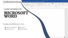 Microsoft Word Basics at Cumberland Library