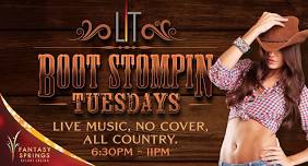 Boot Stompin’ Tuesdays