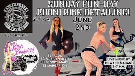 D-Dubs Sunday Fun-Day, Bikini Bike Detailing & Live Music by Atomic Possum!