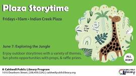 Plaza Storytime: Exploring The Jungle