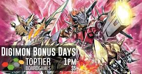 Digimon Bonus Days