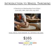 Introduction to Wheel Throwing-Beginners and Intermediates.