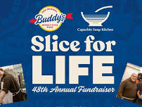 Buddy’s Pizza! A Slice For Life! Charity!