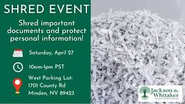 Shred Event | Saturday, April 27