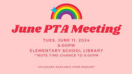 June PTA Meeting