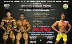 Mr IRONMAN 2024, Coimbatore district Bodybuilding