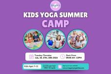 Kids Yoga Summer Camp July 16th, 17th, 18th  (ages 7-12)