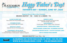 Father’s Day Brunch & Buffet at Black Marlin!