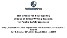 First Responders - Grant Writing Training