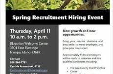 Spring Recruitment Hiring Event - Job Fair