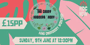 Hand Embroidery Workshop - The Canny Haberdashery