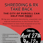 Shredding & RX Take Back Event