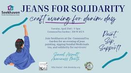 Jeans for Solidarity - Craft evening for Denim Day