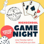 Bee Creek High School Game night