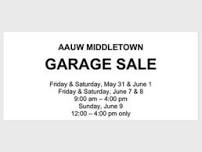 AAUW Middletown Garage Sale