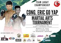 19th Team Lakay Championship presents CONG. ERIC GO YAP MARTIAL ARTS TOURNAMENT