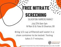 FREE Nitrate Screening @ Silverton Farmers Market