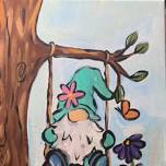 Swinging Gnome Canvas Paint Class - June 8th