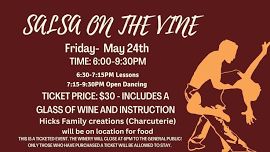 Salsa on the Vine- May