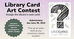 Library Card Art Contest - Submit Art by June 30, 2024