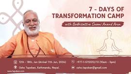 7 days Transformation Camp With Swami Anand Arun (Jun 2024)