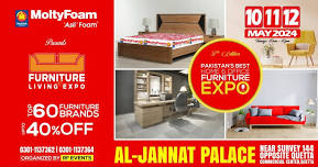 Quetta's Grand Furniture Expo by Master Molty Foam & RF Events at Al-Jannat Palace