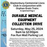 Glastonbury Centennial Lions Durable Medical Equipment drive