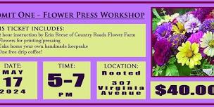 Mother's Day Flower Pressing Class