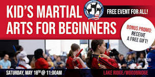 FREE CLASS - Kids Martial Arts for Beginners (Lake Ridge/Woodbridge)