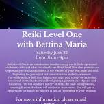 Reiki Level One Class