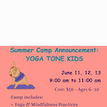 Yoga Tone Kids- 2024 Summer Camp