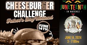 June 14 • 97.7 FM / 1270 AM: 1st Annual Juneteenth Cheeseburger Challenge Cook-Off