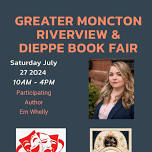 E Whelly at the Greater Moncton & Riverview Book Fair