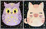 Pick One To Paint! Squishy Animals OWL or KITTY?