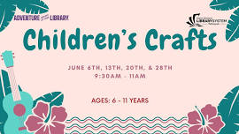 Summer Reading Program: Children's Crafts